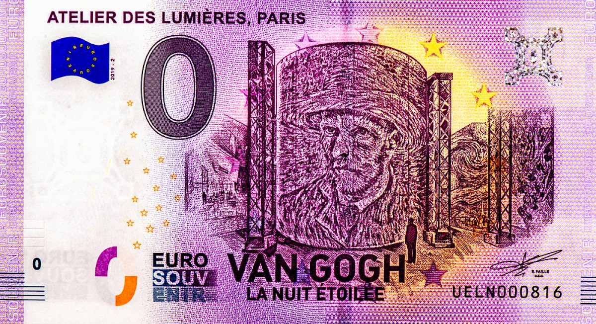 Dromen over een Van Gogh of Rembrandt op eurobiljet